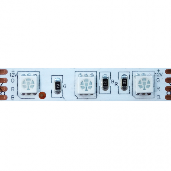 ΛΩΡΙΔΑ LED 5M 14.4W/M 12V DC IP20 RGB 10mm ΛΩΡΙΔΑ LED 5M 14.4W/M 12V DC IP20 RGB 10mm