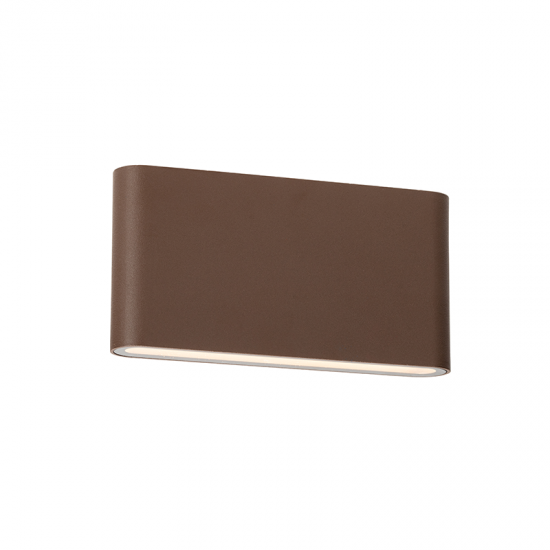 ^LED SMD WALL LUMINAIRE 11W 570LM 60° 230V AC 3.000K RUSTY CRI80 IP54 30.000HRS