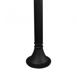 ΚΟΛΩ/ΚΙ ΜΕ ΒΑΣΗ 50cm ΓΙΑ ΦΑΝ/ΚΙΑ ΑΛ/ΝΙΟΥ ΜΑΥΡΟ  RAL C0026