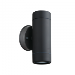 UP-DOWN DARK GREY PP WALL LIGHT GU10Max.2x3W LED IP66 UP-DOWN DARK GREY PP WALL LIGHT GU10Max.2x3W LED IP66