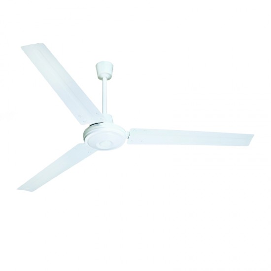 ΑΝΕΜΙΣΤΗΡΑΣ ΟΡΟΦΗΣ ΒΙΟΜΗΧΑΝΙΚΟΥ ΤΥΠΟΥ, ΛΕΥΚΟΣ ΜΕ 3 ΛΕΥΚΑ   ΠΤΕΡΥΓΙΑ, Φ140, AC 60W
