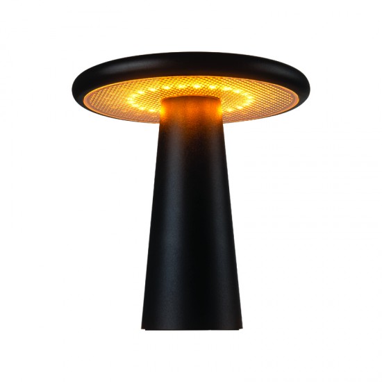 LED SMD TABLE BATTERY LUMINAIRE 2W 190LM MAX 335° CCT 2.200-3.000K MATT BLACK CRI80 IP65 LED SMD TABLE BATTERY LUMINAIRE 2W 190LM MAX 335° CCT 2.200-3.000K MATT BLACK CRI80 IP65