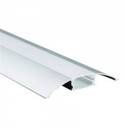 2WING ALUMINUM PROFILE WITH OPAL PC DIFFUSER 2m/pc