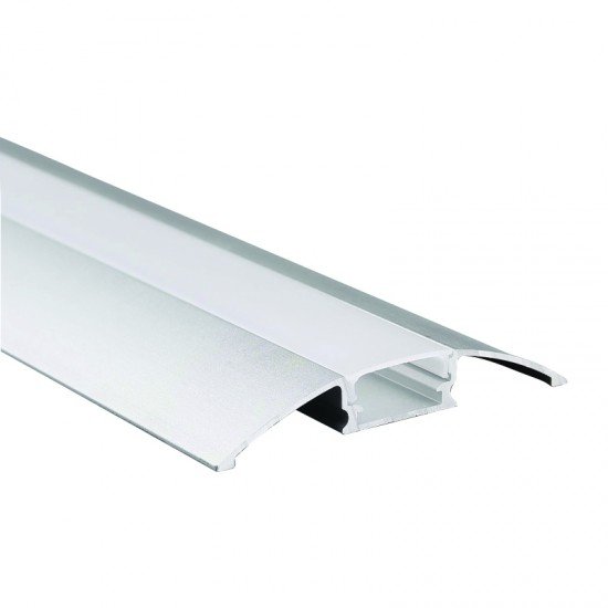 2WING ALUMINUM PROFILE WITH OPAL PC DIFFUSER 2m/pc