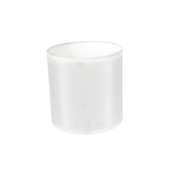 NETTO ΑΜΠΑΖΟΥΡ ΥΦΑΣΜΑ ΛΕΥΚΟ ΜΕ ΒΑΣΗ ΓΙΑ Ε14 Φ15cm X H15cm