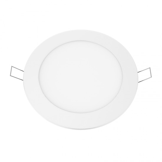 ΛΕΥΚΟ ΣΤΡΟΓΓΥΛΟ LED ΠΑΝΕΛ ΧΩΝΕΥΤΟ 12W 3000K 1040Lm Φ170mm 230V AC Ra80