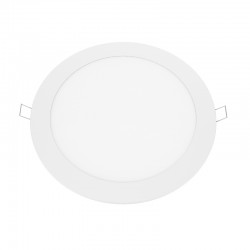 ΛΕΥΚΟ ΣΤΡΟΓΓΥΛΟ LED ΠΑΝΕΛ ΧΩΝΕΥΤΟ 23W 4000K 2120Lm Φ298mm 230V AC Ra80