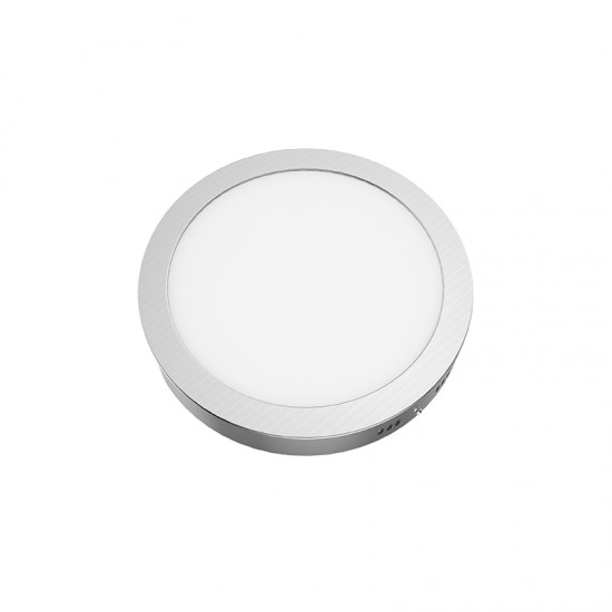 ΝΙΚΕΛ ΜΑΤ ΣΤΡΟΓΓΥΛΟ LED ΠΑΝΕΛ ΟΡΟΦΗΣ 18W 4000K 1800Lm Φ209mm 230V AC Ra80 ΝΙΚΕΛ ΜΑΤ ΣΤΡΟΓΓΥΛΟ LED ΠΑΝΕΛ ΟΡΟΦΗΣ 18W 4000K 1800Lm Φ209mm 230V AC Ra80