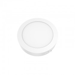 ΛΕΥΚΟ ΣΤΡΟΓΓΥΛΟ LED ΠΑΝΕΛ ΟΡΟΦΗΣ 18W 4000K 1800Lm Φ209mm 230V AC Ra80