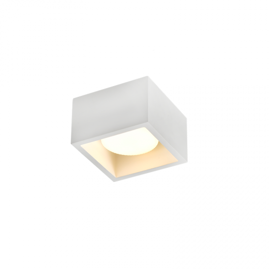 ΓΥΨΙΝΟ ΤΕΤΡΑΓΩΝΟ Φ/Σ ΟΡΟΦΗΣ ΦΥΣΙΚΟ 110*110*80 GENI 1*GX53