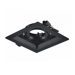 BLACK COLOR SPOT 1xGU10 130x130