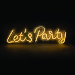 LET'S PARTY 125 NEON LED ΛΑΜΠ USB ΚΑΛ 2m ΘΕΡΜΟ IP20 41*1,6 *13,5cm 2m ΚΑΛ