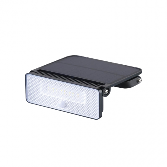SOLAR SMD LED FLOOD LIGHT WITH SENSOR 12W 1600LM 4000K IP54 120° Ra80