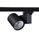 SAND BLACK LED TRACK LUMINAIRE 40W 3000K 3-PHASE 38° 4200LM 230V AC Ra80 5YRS