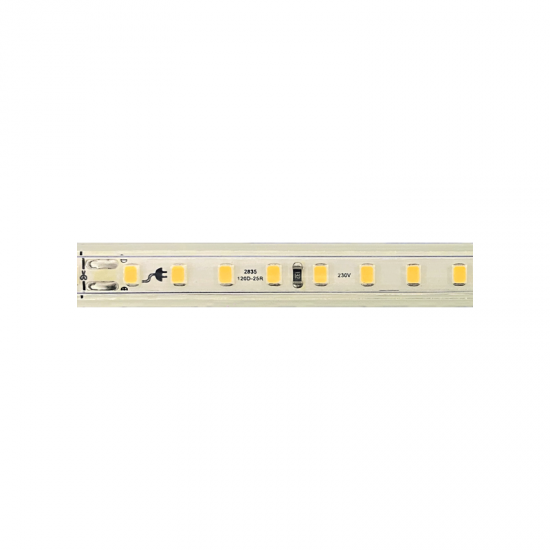 ΛΩΡΙΔΑ LED 20M 10W/M 230V ΑC IP65 ΜΠΛΕ Ra80 11.6x6.6mm