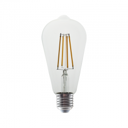 LED FILAMENT E27 ST64 6W 2700K 230V AC 820LM RA80 30000H 360° LED FILAMENT E27 ST64 6W 2700K 230V AC 820LM RA80 30000H 360°