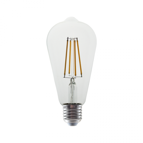 LED FILAMENT E27 ST64 6W 2700K 230V AC 820LM RA80 30000H 360° LED FILAMENT E27 ST64 6W 2700K 230V AC 820LM RA80 30000H 360°