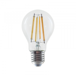 LED FILAMENT E27 A60 10W 6500K 230V AC 1300LM RA80 30000H 360°