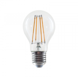 LED FILAMENT E27 A60 8W 6500K 230V AC 1040LM RA80 30000H 360°