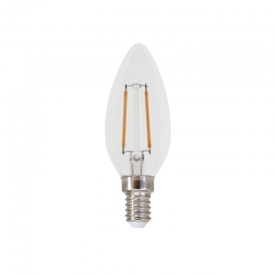 LED FILAMENT E14 C35 2W 4000K 230V AC 260LM RA80 30000H 360° LED FILAMENT E14 C35 2W 4000K 230V AC 260LM RA80 30000H 360°