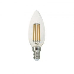 LED FILAMENT E14 C35 6W 6500K 230V AC 780LM RA80 30000H 360° LED FILAMENT E14 C35 6W 6500K 230V AC 780LM RA80 30000H 360°