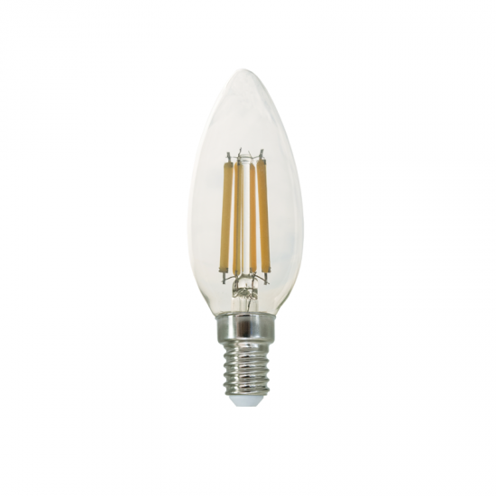 LED FILAMENT E14 C35 6W 6500K 230V AC 780LM RA80 30000H 360° LED FILAMENT E14 C35 6W 6500K 230V AC 780LM RA80 30000H 360°