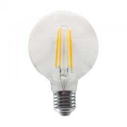 LED FILAMENT E27 G80 10W 2700K 230V AC 1220LM RA80 30000H 360°