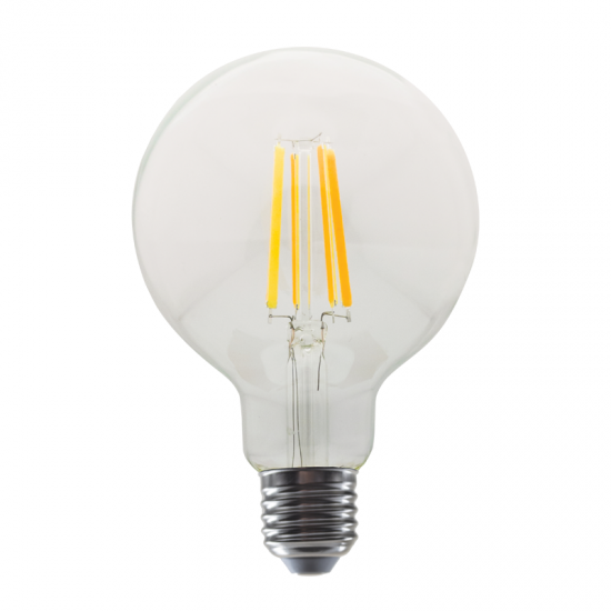 LED FILAMENT E27 G95 10W 2700K 230V AC 1220LM RA80 30000H 360°