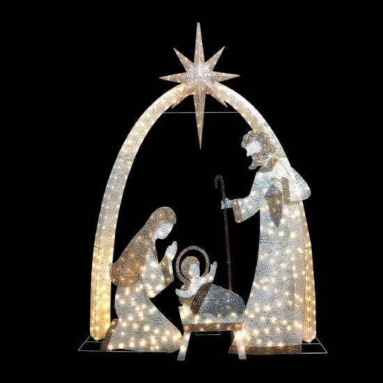 3D TINSEL SET OF HOLY FAMILY NATIVITY 500LED ΛΑΜΠ ΘΕΡΜ ΣΤΑΘΕΡ ΑΝΤΑΠΤ 4,5VDC 226*30*310cm IP44 5mΚΑΛ 3D TINSEL SET OF HOLY FAMILY NATIVITY 500LED ΛΑΜΠ ΘΕΡΜ ΣΤΑΘΕΡ ΑΝΤΑΠΤ 4,5VDC 226*30*310cm IP44 5mΚΑΛ