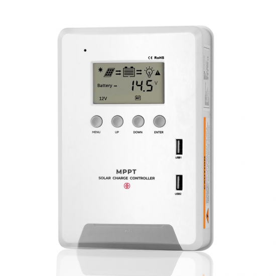 ΡΥΘΜΙΣΤΗΣ ΦΟΡΤΙΣΗΣ MPPT 30A, ΑΥΤΟΜΑΤΑ 12/24VDC + LCD ΟΘΟΝΗ ΡΥΘΜΙΣΤΗΣ ΦΟΡΤΙΣΗΣ MPPT 30A, ΑΥΤΟΜΑΤΑ 12/24VDC + LCD ΟΘΟΝΗ