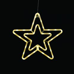 "PLASTIC STAR" 42 LED ΛΑΜΠΑΚΙΑ WW ΜΠΑΤ. (3ΧΑΑ)/USB, IP20, 36*0.7*34