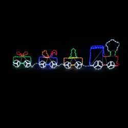 "TRAIN" 312 LED 13m ΜΟΝΟΚ. ΦΩΤ., ΠΟΛΥΧΡΩΜ., ΣΤΑΘΕΡ., IP65, 200Χ51CM, 1.5m ΚΑΛ.