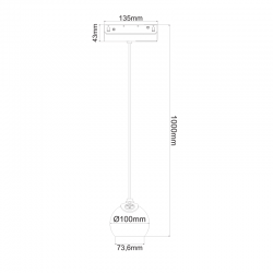 ΜΑΥΡΟ ΜΑΤ ΜΑΓΝΗΤΙΚΟ ΚΡΕΜΑΣΤΟ ΦΩΤΙΣΤΙΚΟ 48V DC 12W 3000K 1000LM 36° OSRAM RA90 Φ100*134MM