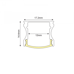 SCAR ΠΡΟΦΙΛ ΑΛΟΥΜΙΝΙΟΥ P113 ΜΕ ΟΠΑΛ PC ΚΑΛΛΥΜΑ 2m/pc SCAR ΠΡΟΦΙΛ ΑΛΟΥΜΙΝΙΟΥ P113 ΜΕ ΟΠΑΛ PC ΚΑΛΛΥΜΑ 2m/pc
