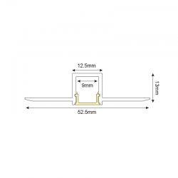 JADE ΠΡΟΦΙΛ ΑΛΟΥΜΙΝΙΟΥ P121 ΜΕ ΟΠΑΛ PC ΚΑΛΛΥΜΑ 2m/pc JADE ΠΡΟΦΙΛ ΑΛΟΥΜΙΝΙΟΥ P121 ΜΕ ΟΠΑΛ PC ΚΑΛΛΥΜΑ 2m/pc