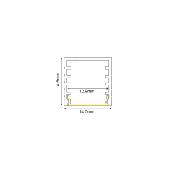 DEP ΠΡΟΦΙΛ ΑΛΟΥΜΙΝΙΟΥ ΜΕ ΟΠΑΛ ΚΑΛΛΥΜΑ 2m/pc DEP ΠΡΟΦΙΛ ΑΛΟΥΜΙΝΙΟΥ ΜΕ ΟΠΑΛ ΚΑΛΛΥΜΑ 2m/pc