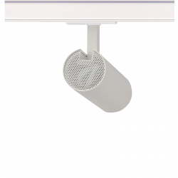 SAND WHITE LED TRACK LUMINAIRE 10W 4000K 1-PHASE 36° 1050LM 230V AC Ra80 Φ55*153MM 5YRS