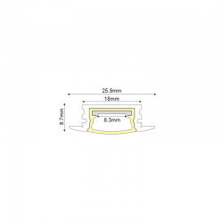 ΥΠΟ ΚΑΤΑΡΓΗΣΗ EDITH ΠΡΟΦΙΛ ΑΛΟΥΜΙΝΙΟΥ P147U ΜΕ ΟΠΑΛ PC ΚΑΛΥΜΜΑ 2m/pc ΥΠΟ ΚΑΤΑΡΓΗΣΗ EDITH ΠΡΟΦΙΛ ΑΛΟΥΜΙΝΙΟΥ P147U ΜΕ ΟΠΑΛ PC ΚΑΛΥΜΜΑ 2m/pc