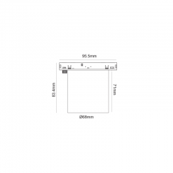 ΜΙΝΙ ΜΑΥΡΟ ΜΑΓΝΗΤΙΚΟ ΣΠΟΤ 24V DC 7W 4000K 700LM 36° RA90 5YRS Φ68*71(83,4)ΜΜ ΜΙΝΙ ΜΑΥΡΟ ΜΑΓΝΗΤΙΚΟ ΣΠΟΤ 24V DC 7W 4000K 700LM 36° RA90 5YRS Φ68*71(83,4)ΜΜ