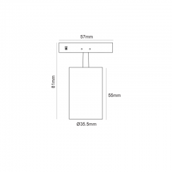 ΜΙΝΙ ΜΑΥΡΟ ΜΑΓΝΗΤΙΚΟ ΣΠΟΤ 24V DC 5W 3000K 510LM 24° RA90 5YRS Φ35,5*55(81)ΜΜ ΜΙΝΙ ΜΑΥΡΟ ΜΑΓΝΗΤΙΚΟ ΣΠΟΤ 24V DC 5W 3000K 510LM 24° RA90 5YRS Φ35,5*55(81)ΜΜ