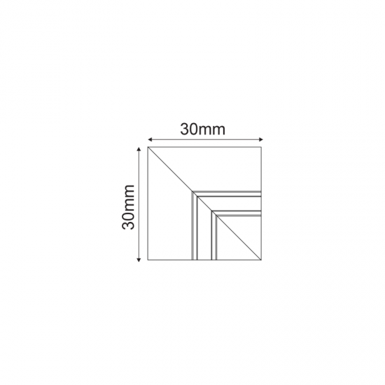 ΜΑΥΡΗ ΕΣΩΤΕΡΙΚΗ ΓΩΝΙΑ 90° ΓΙΑ ΜΙΝΙ ΜΑΓΝΗΤΙΚΗ ΡΑΓΑ TRIMLESS ΤΜΤ*ΜΒ ΜΑΥΡΗ ΕΣΩΤΕΡΙΚΗ ΓΩΝΙΑ 90° ΓΙΑ ΜΙΝΙ ΜΑΓΝΗΤΙΚΗ ΡΑΓΑ TRIMLESS ΤΜΤ*ΜΒ