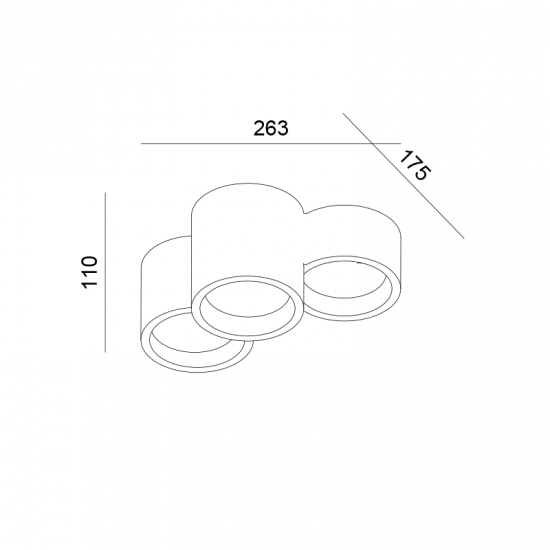ΓΥΨΙΝΟ 3 ΣΤΡΟΓΓΥΛA Φ/Σ ΟΡΟΦΗΣ ΦΥΣΙΚΟ 260*170*150 GENI 3*GX53 ΓΥΨΙΝΟ 3 ΣΤΡΟΓΓΥΛA Φ/Σ ΟΡΟΦΗΣ ΦΥΣΙΚΟ 260*170*150 GENI 3*GX53