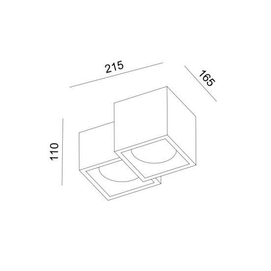 ΓΥΨΙΝΟ 2 ΤΕΤΡΑΓΩΝA Φ/Σ ΟΡΟΦΗΣ ΦΥΣΙΚΟ 265*235*150 GENI 2*GX53 ΓΥΨΙΝΟ 2 ΤΕΤΡΑΓΩΝA Φ/Σ ΟΡΟΦΗΣ ΦΥΣΙΚΟ 265*235*150 GENI 2*GX53