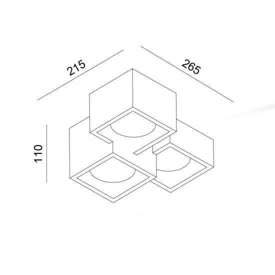 ΓΥΨΙΝΟ 3 ΤΕΤΡΑΓΩΝA Φ/Σ ΟΡΟΦΗΣ ΦΥΣΙΚΟ 215*165*110 GENI 3*GX53 ΓΥΨΙΝΟ 3 ΤΕΤΡΑΓΩΝA Φ/Σ ΟΡΟΦΗΣ ΦΥΣΙΚΟ 215*165*110 GENI 3*GX53