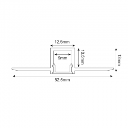 ΕΥΚΑΜΠΤΟ TRIMLESS ΠΡΟΦΙΛ ΑΛΟΥΜΙΝΙΟΥ P121FL ΜΕ ΟΠΑΛ ΚΑΛΥΜΜΑ ΣΙΛΙΚΟΝΗΣ 2m/pc ΕΥΚΑΜΠΤΟ TRIMLESS ΠΡΟΦΙΛ ΑΛΟΥΜΙΝΙΟΥ P121FL ΜΕ ΟΠΑΛ ΚΑΛΥΜΜΑ ΣΙΛΙΚΟΝΗΣ 2m/pc