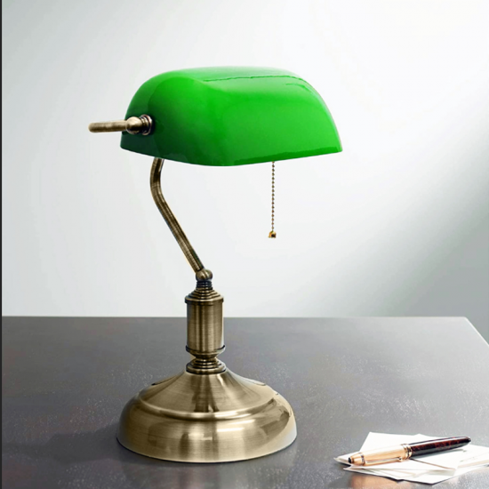 Φ/Σ ΓΡΑΦΕΙΟΥ 1ΧΕ27 ΠΡΑΣΙΝΟ ΓΥΑΛΙ ΠΑΤΙΝΑ ΟΡΕΙΧΑΛΚΟ ΜΕΤΑΛΛΟ 250Χ300 PRESTIGE Φ/Σ ΓΡΑΦΕΙΟΥ 1ΧΕ27 ΠΡΑΣΙΝΟ ΓΥΑΛΙ ΠΑΤΙΝΑ ΟΡΕΙΧΑΛΚΟ ΜΕΤΑΛΛΟ 250Χ300 PRESTIGE