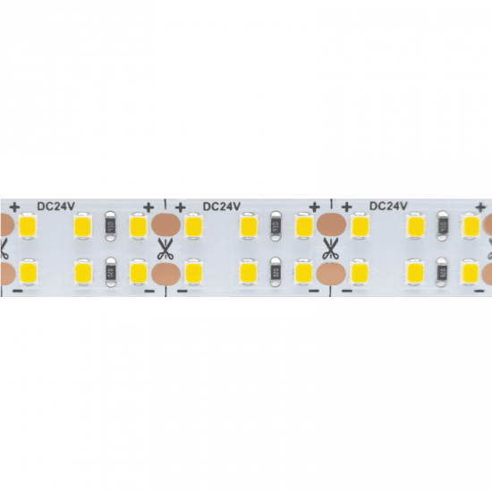 ^LED SMD STRIP 24V DC 40W/M 3000K 4120LM/M IP20 15MM CRI80 OSRAM 2835 240LEDS/M 3SDCM 5M REEL 5YRS