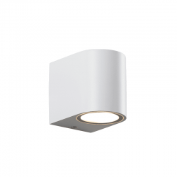 ^GU10 WALL LUMINAIRE 230V AC MATT WHITE IP65 MAX.35W