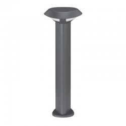 ^LED SMD POST LUMINAIRE 7W 520LM 330° 230V AC 3.000K DARK GREY CRI80 IP54 30.000HRS