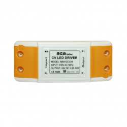 MINI PLASTIC 12W CV LED DRIVER 230V-24V 0.5A IP20 MINI PLASTIC 12W CV LED DRIVER 230V-24V 0.5A IP20